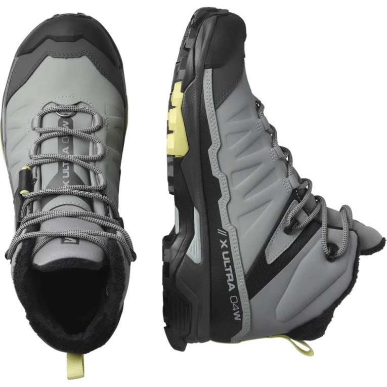 Botas de Invierno Salomon X Ultra 4 Mid Invierno Thinsulate Climasalomon Impermeables Mujer Grises | MX VJBH792